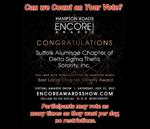 SAC ENCORE Nomination Announcement